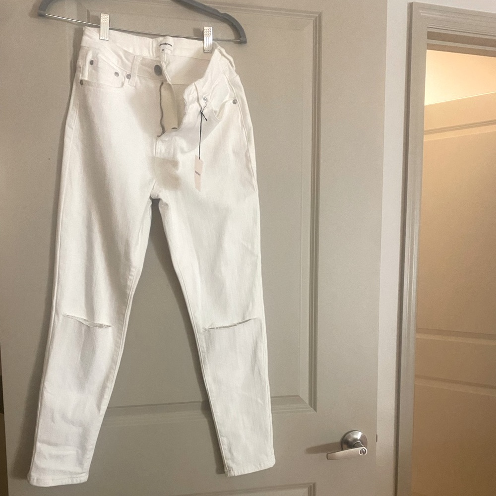 superdown white skinny jeans size 26 NWT